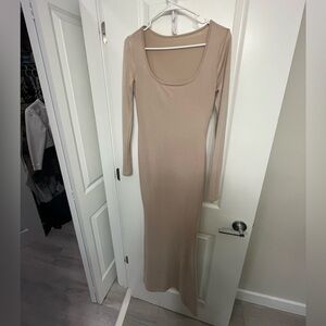 long tight fitted long dress